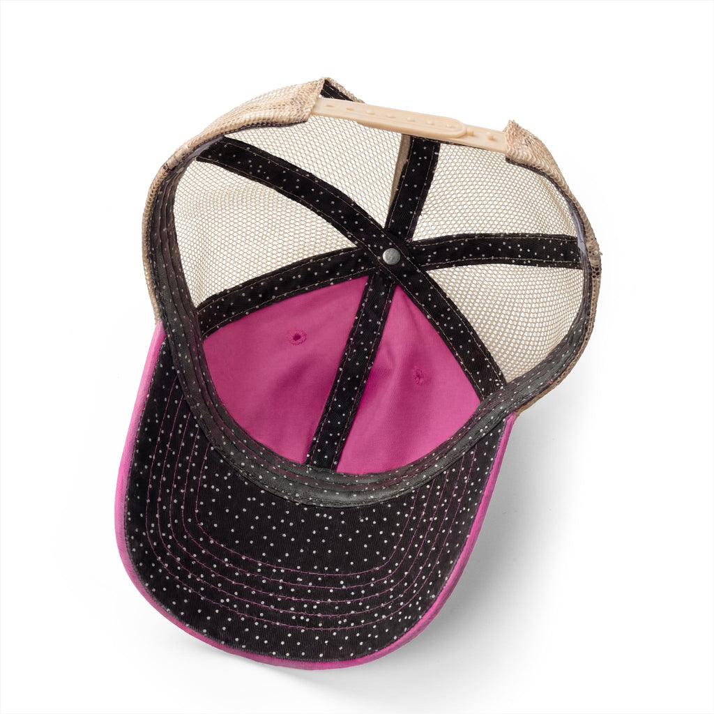 Women's Washed Mesh Country and God cap