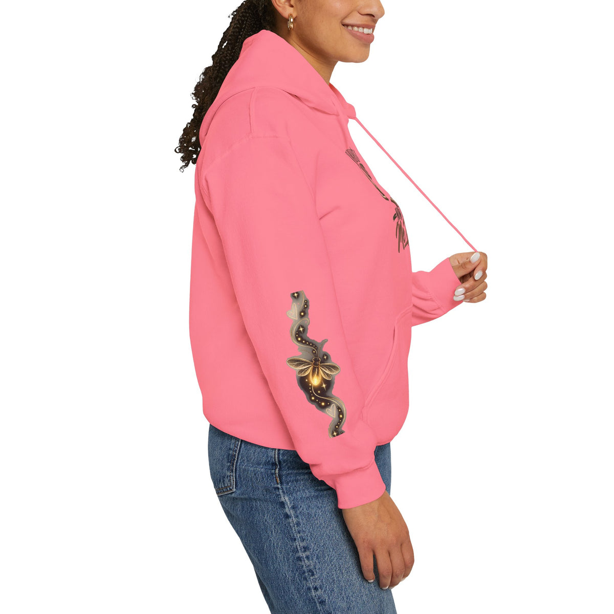 Hoodie — “My Man’s Gone Hunting Now It’s Me Time” Cozy Graphic Hoodie