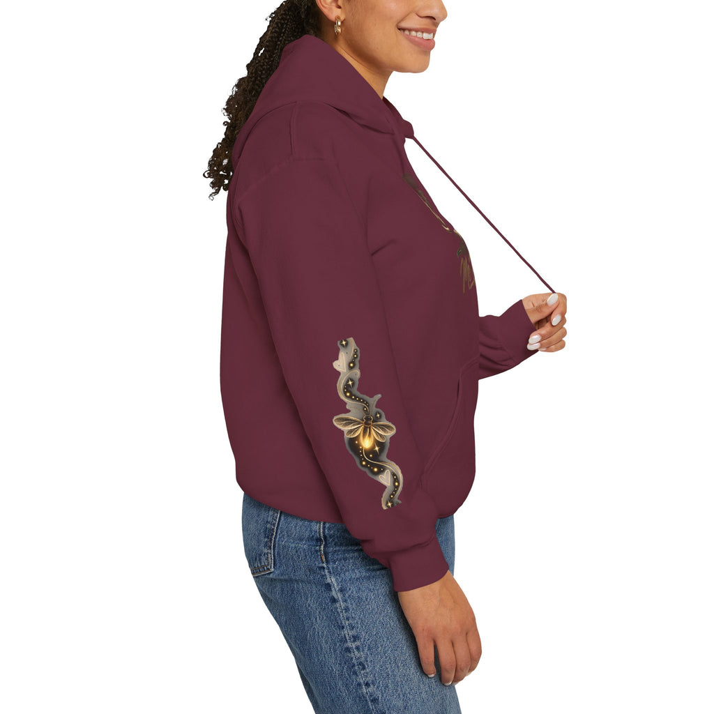 Hoodie — “My Man’s Gone Hunting Now It’s Me Time” Cozy Graphic Hoodie