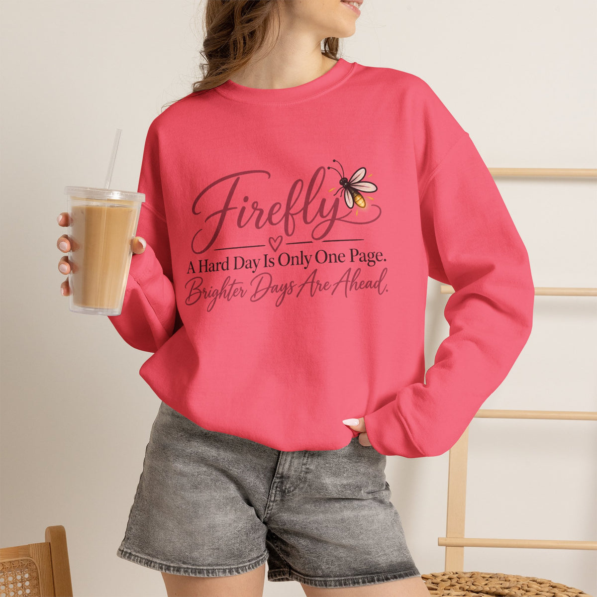 Brighter Days Ahead Inspirational Crewneck Sweatshirt