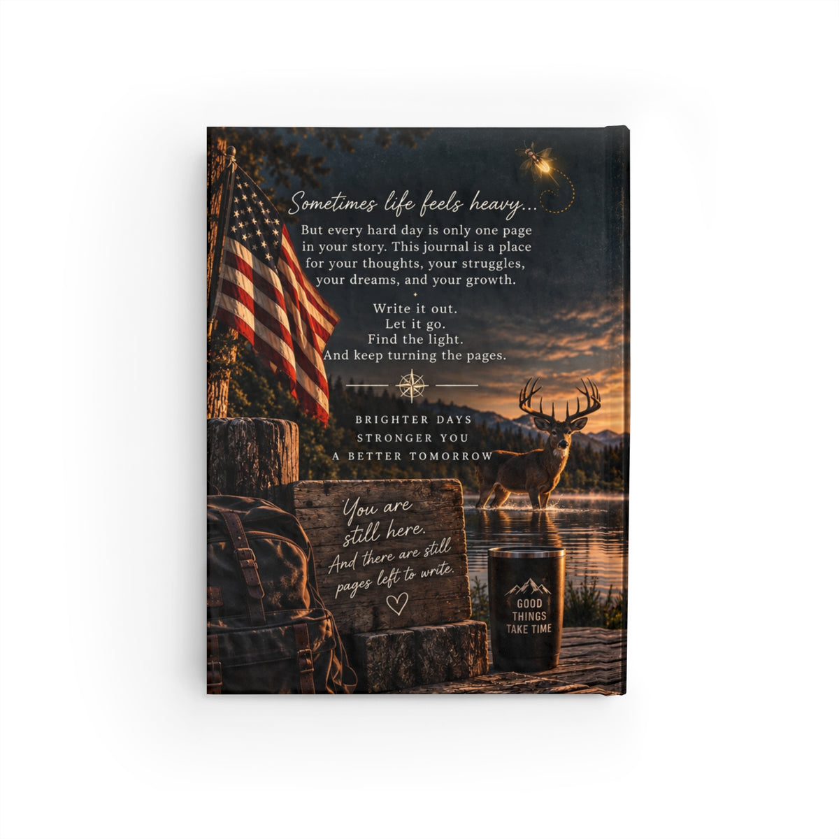 Firefly Men's Encouragement Journal – Rustic Outdoors Edition