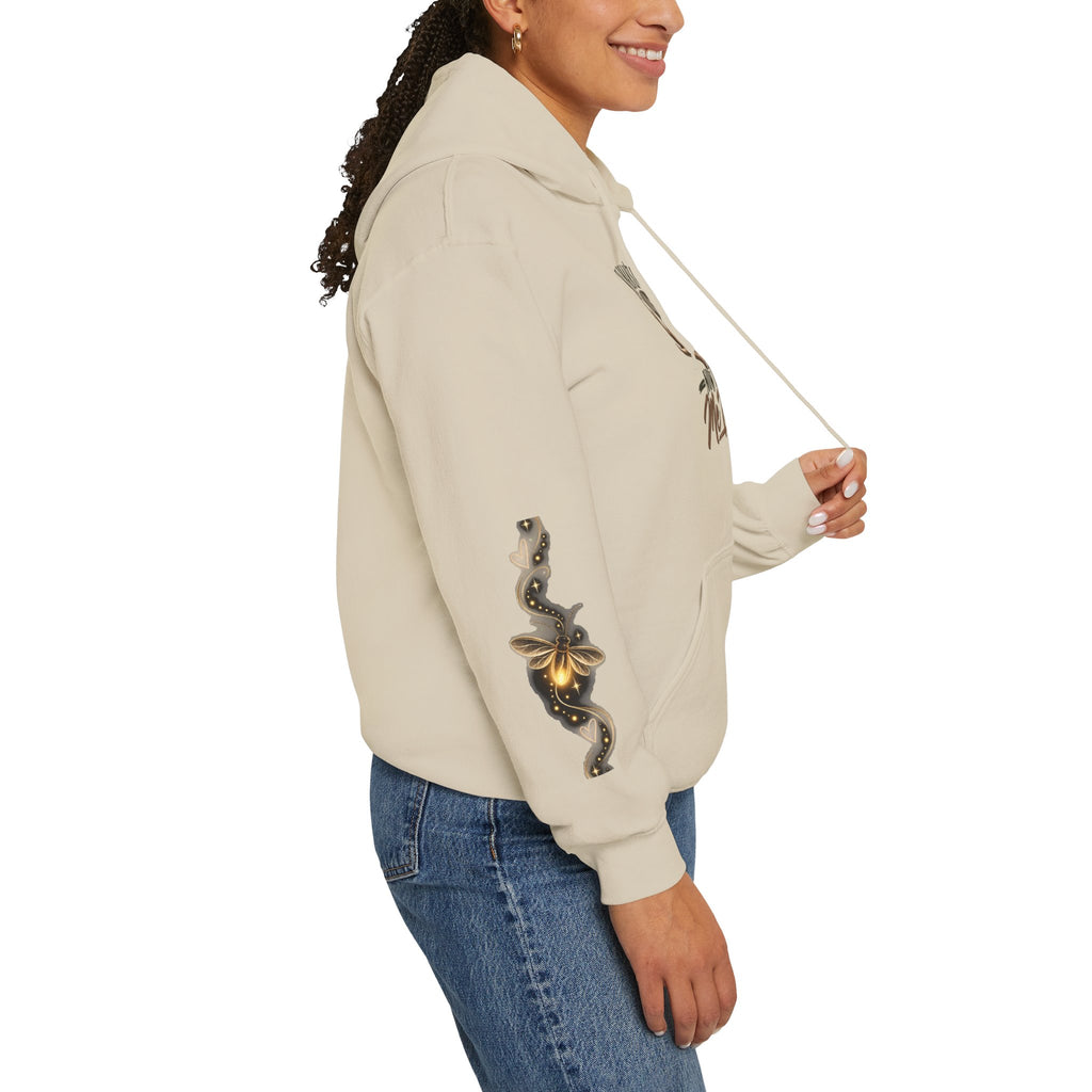 Hoodie — “My Man’s Gone Hunting Now It’s Me Time” Cozy Graphic Hoodie