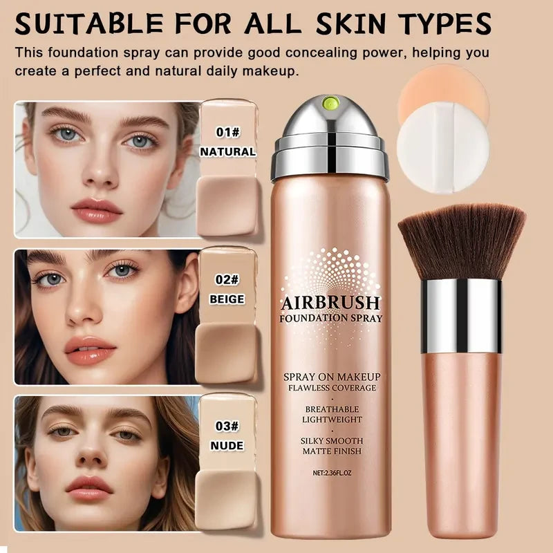 Airbrush Foundation Makeup Spray