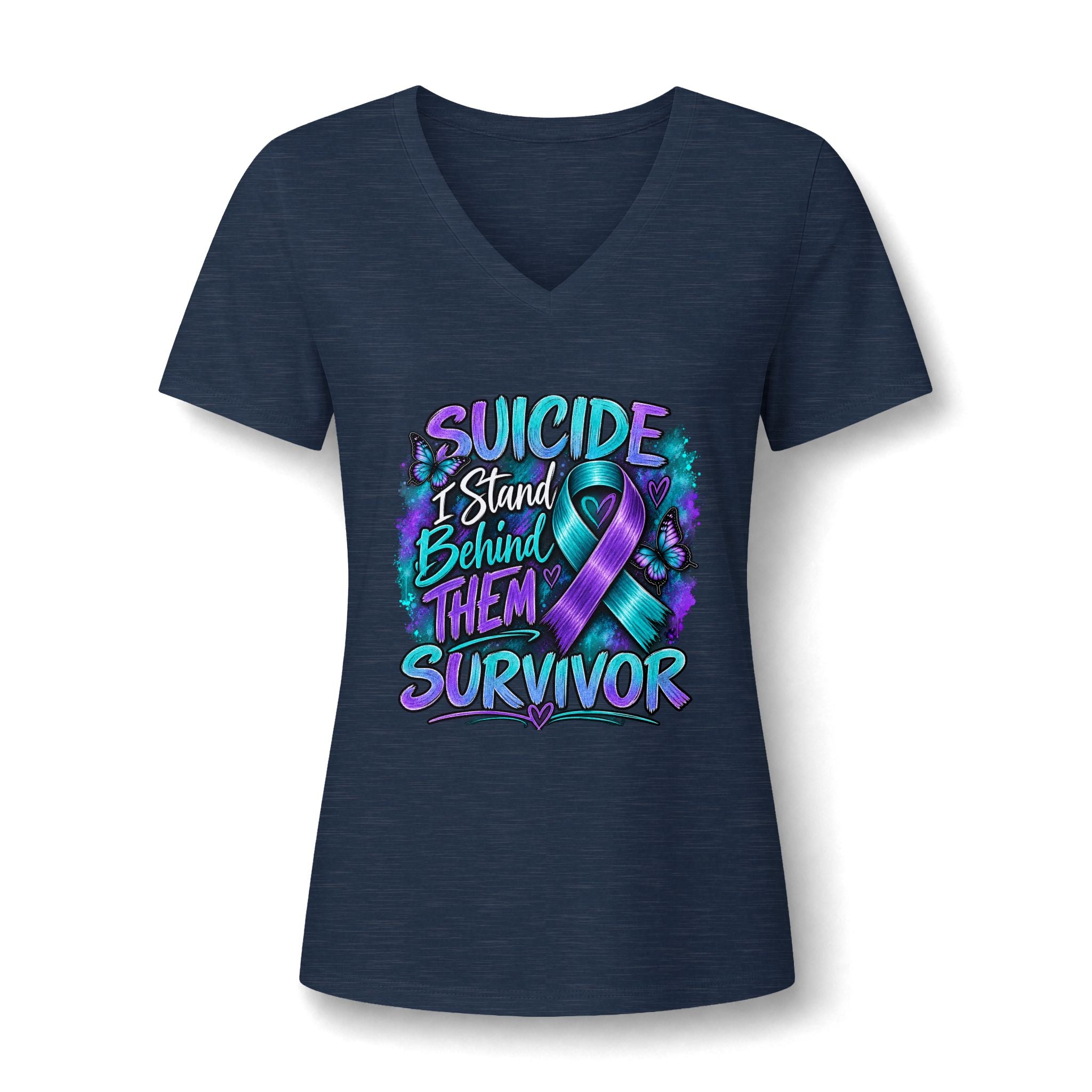— "Suicide I Stand Behind Them" Awareness Shirt