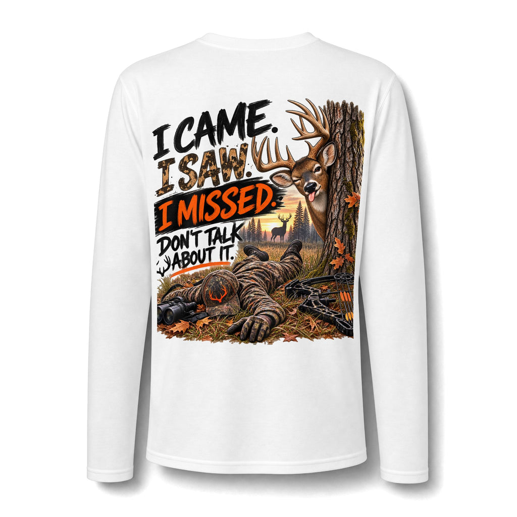 I Came, I Saw, I Missed Deer Hunting Long Sleeve Shirt — Funny Hunter Tee