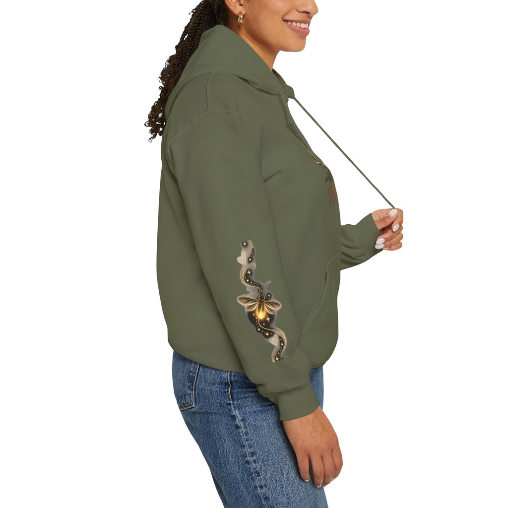 Hoodie — “My Man’s Gone Hunting Now It’s Me Time” Cozy Graphic Hoodie
