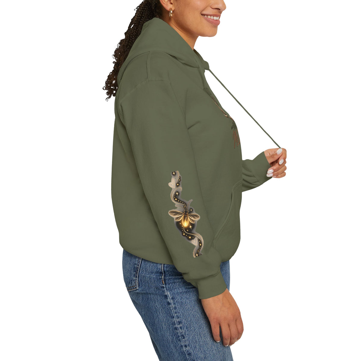Hoodie — “My Man’s Gone Hunting Now It’s Me Time” Cozy Graphic Hoodie