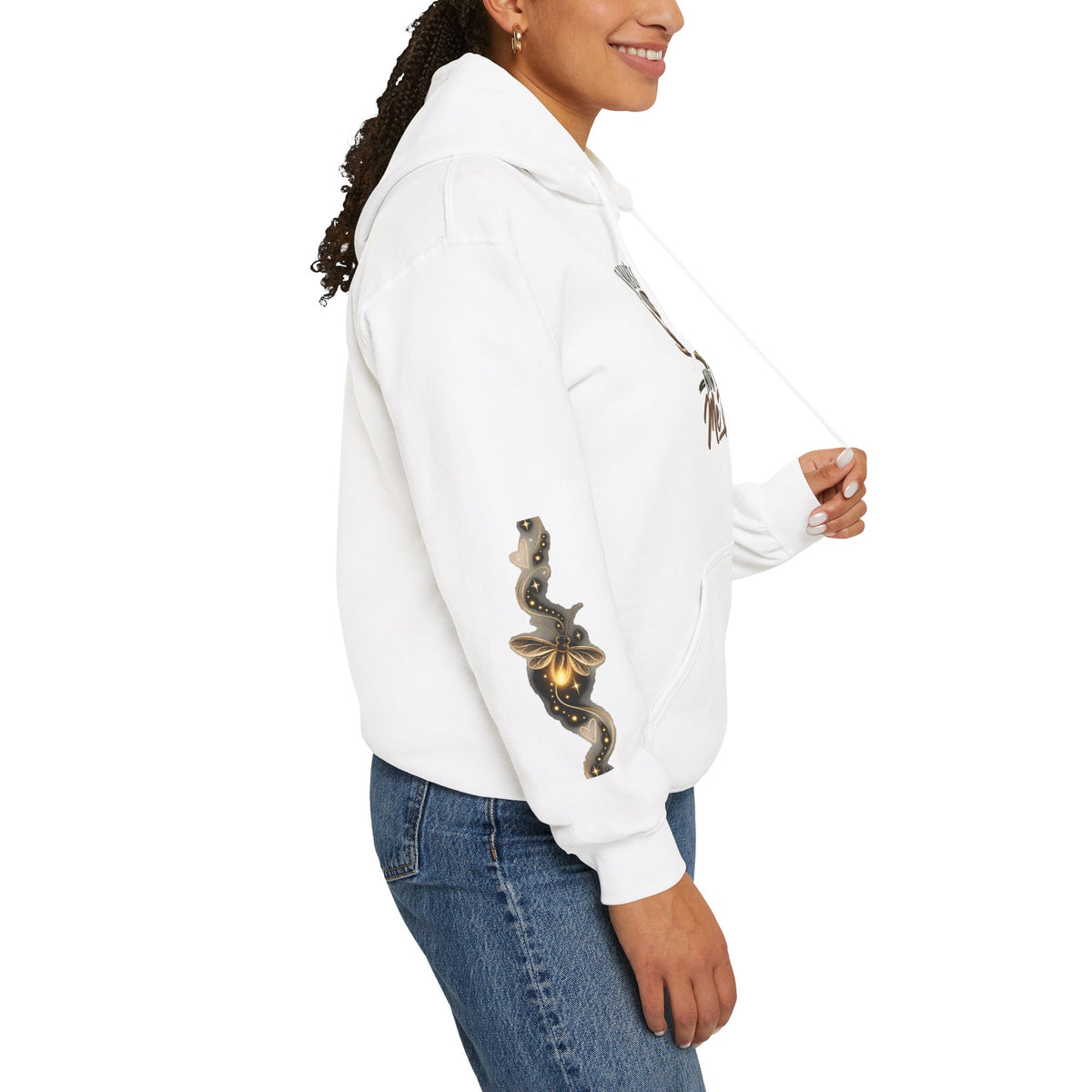 Hoodie — “My Man’s Gone Hunting Now It’s Me Time” Cozy Graphic Hoodie