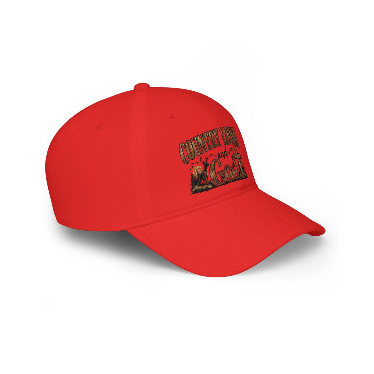 Country Living and God Low Profile Baseball Cap