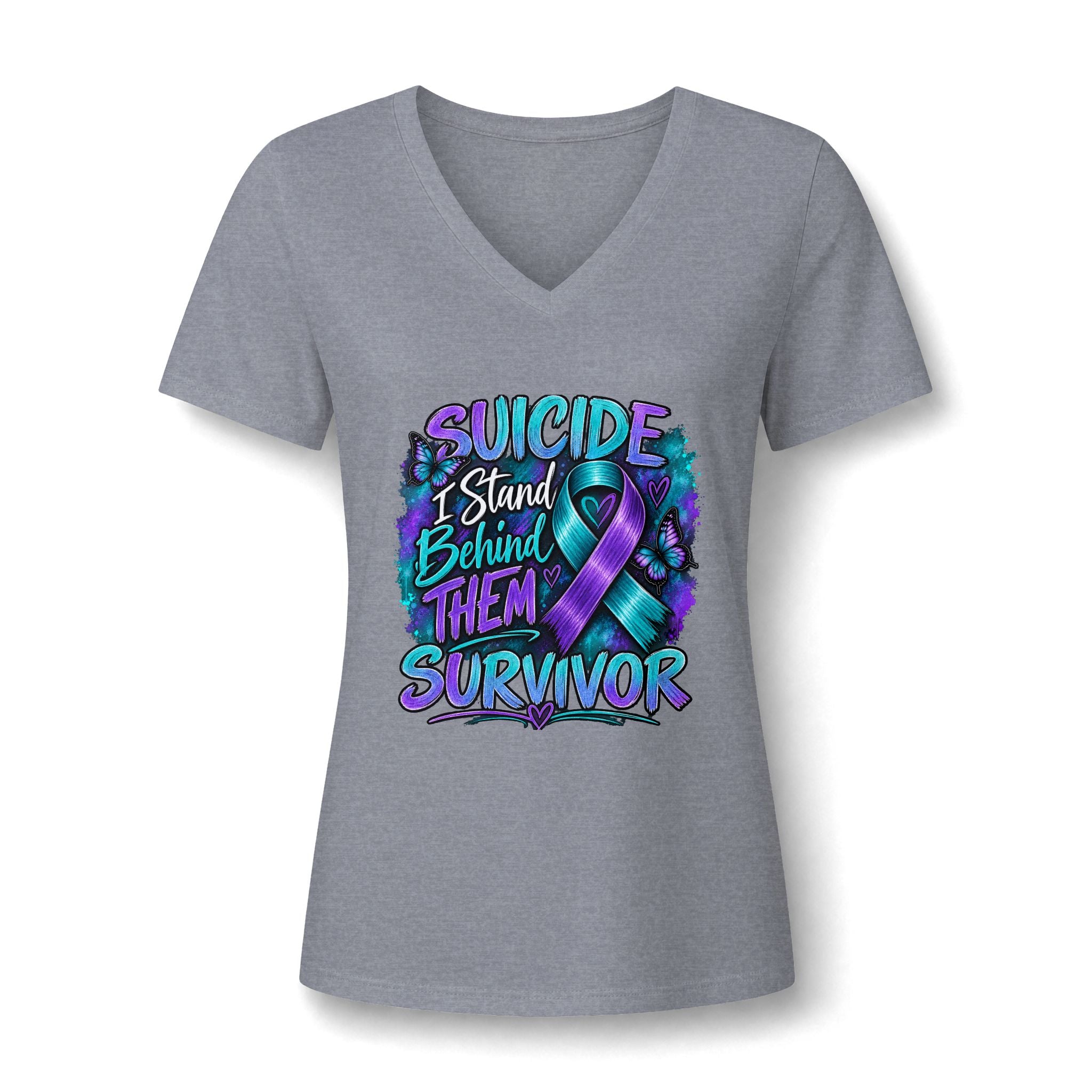 — "Suicide I Stand Behind Them" Awareness Shirt