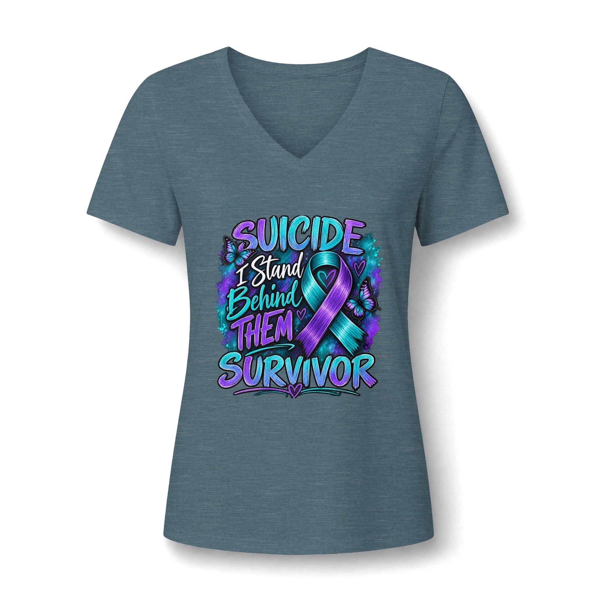 — "Suicide I Stand Behind Them" Awareness Shirt