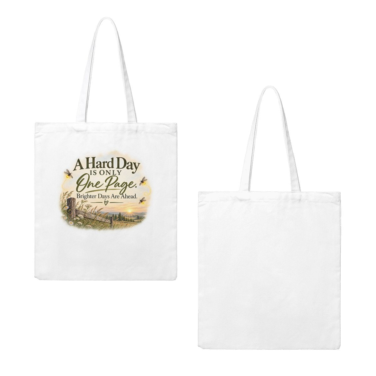 Little Reminders Canvas Tote Bag | Encouragement & Mental Health Gift