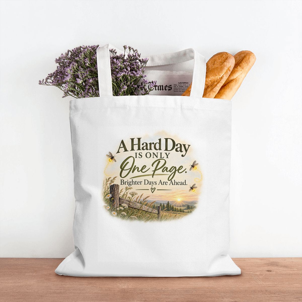 Little Reminders Canvas Tote Bag | Encouragement & Mental Health Gift